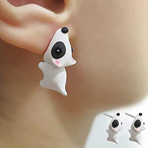 Ohrringe Klein 3D Animal Stud Earrrings Legierung Persönlichkeit Street Style Hochzeit weibliche Ohrringe Für Kinder Ohne Ohrlöcher (e-ORANGE, One Size) von YWJewly