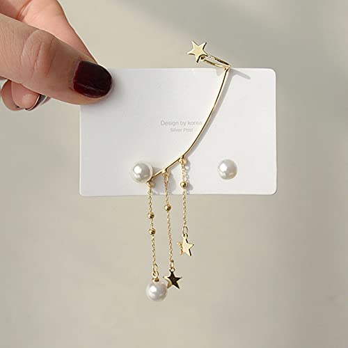 Ohrringe Machen Set Baumeln Sie oben oben in Ihre Brautschmuck Perlen-Party-geschenk Verschiedene Ohrstecker (Multicolor-4, One Size) von YWJewly