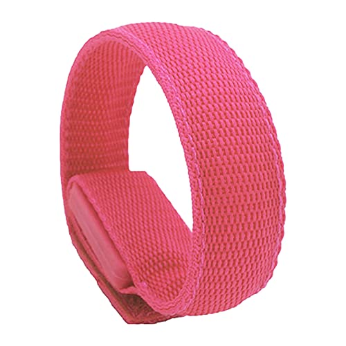 YWJewly Armbänder für Herren Outdoor-Belichtung Running Armband Radfahren Armband Sport doppelseitige Luminous Night Armbänder Männeruhr Mit Lederarmband (Pink, One Size) von YWJewly