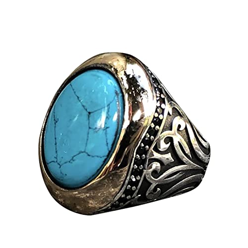 YWJewly Kreativer einfacher Ring in gemischten Farben -Ring-Tropfen-voller Wasser-Liebhaber-hohler Ring Mode-geformte Ringe Ringe Schwarz Paar (Blue, 10) von YWJewly