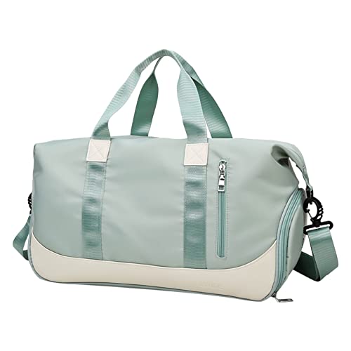 Taschen für Frauen Handgepäck Reisetasche Sporttasche Sporttasche Reisetasche für Frauen Bauch Taschen Für Jungs (Green, One Size) von YWLINK