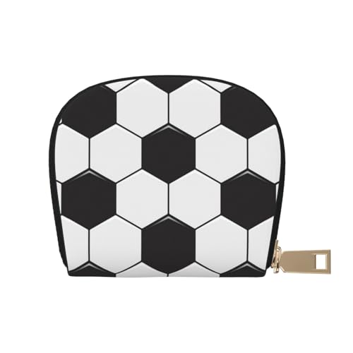 YWSOTRE Fußball Textur, Pu Leder Shell Karte Tasche Stilvolle Kreditkarteninhaber Brieftasche Karte Fall von YWSOTRE