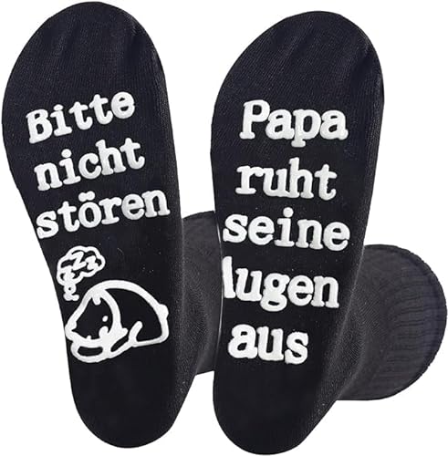 YWYHHM Lustige Papa Socken,Lustige Socken für Männer,Geschenke für Männer Papa Opa,Weihnachtsgeschenke Geburtstagsgeschenk für Männer,Lustig Gaming Opa Socken, Vatertag geschenke für männer Papa Opa von YWYHHM