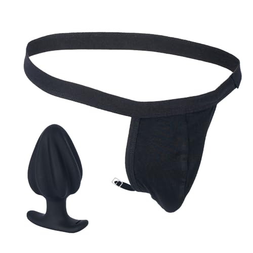 YWZAO Analplug Unterwäsche Herren Tanga N31 (Kombination XL, 32-36) von YWZAO