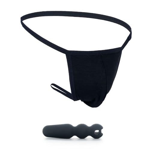 YWZAO Analplugs Unterhose Thong Männlich N10 (Kombination A, 32-36) von YWZAO