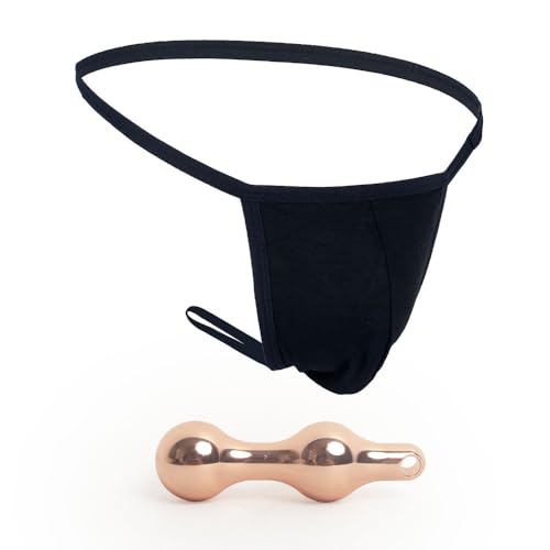YWZAO Analplugs Unterhose Thong Männlich N10 (Kombination F, 26-28) von YWZAO