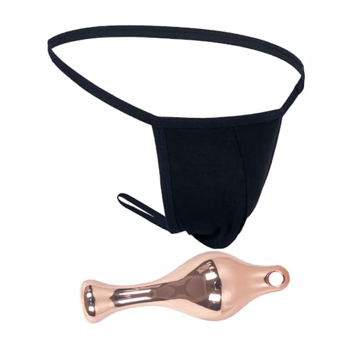YWZAO Analplugs Unterhose Thong Männlich N10 (Kombination G, 32-36) von YWZAO