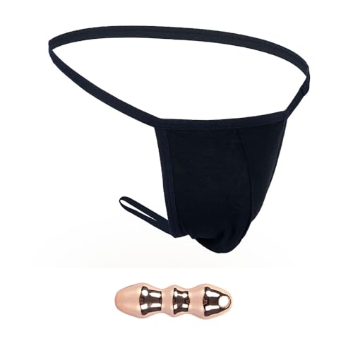 YWZAO Analplugs Unterhose Thong Männlich N10 (Kombination H, 32-36) von YWZAO