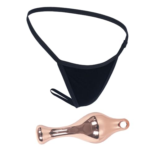 YWZAO Analplugs Unterhose Thong Weiblich Kombination N02 (Kombination G, 26-30) von YWZAO