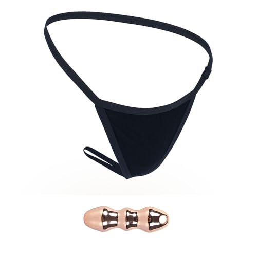 YWZAO Analplugs Unterhose Thong Weiblich N02 (Kombination H, 26-30) von YWZAO