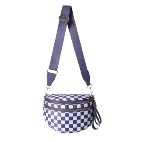 wasserdichte Damen-Umhängetasche | Großes Reise-Sling | Verstellbare Hüfttasche | Nylon-Organizer (D,Medium) von YWeiLiangSan