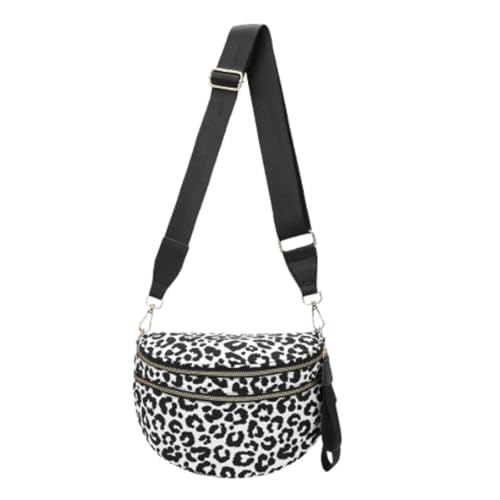 wasserdichte Damen-Umhängetasche | Großes Reise-Sling | Verstellbare Hüfttasche | Nylon-Organizer (F,Medium) von YWeiLiangSan