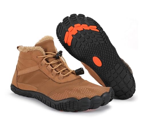 YXADGML Winterstiefel Damen Frauen Männer Winter Booties High-Top Trekking Berg Stiefel Anti-Rutsch Wandern Turnschuhe Outdoor Tragen-Beständig Schnee Stiefel(Yellow,39) von YXADGML