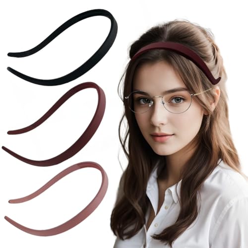 2-teiliges Haarband für Damen, flexibel, rutschfest, schmale Schlaufe, bequemes Stirnband mit Kammzähnen, modisches Haar für Brillenträger 2-teiliges Haarband für Damen, flexibel, rutschfest, schmale Schlaufe, bequemes Stirnband mit Kammzähnen, modisches Haar für Brillenträger von YXBZKGDCNG