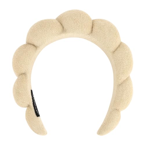 Damen-Spa-Stirnband, braunes Stoff-Stirnband zum Waschen des Gesichts, Make-up-Entfernung, Hautpflege, Yoga, Sport, Haare, Unisex-Erwachsene Damen-Spa-Stirnband, braunes Stoff-Stirnband zum Waschen des Gesichts, Make-up-Entfernung, Hautpflege, Yoga, Sport, Haare, Unisex-Erwachsene von YXBZKGDCNG