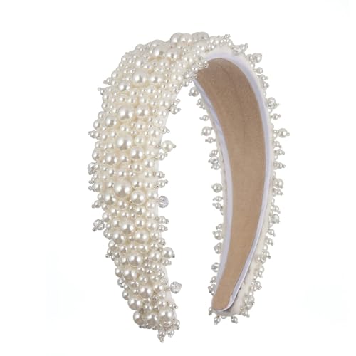 Dicke Stirnbänder für Damen, Samt, geflochten, niedlich, handgefertigt, Make-up-Haarband für dünnes Haar, Hautpflege, Boho, Frühlings-Stirnband zum Waschen des Gesichts von YXBZKGDCNG