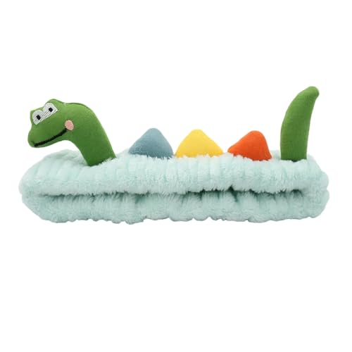 Lustiges Dinosaurier-Stirnband, niedliche Tierente, Ente, Dinosaurier-Schnecke, Stirnband, Haar zum Waschen von Gesicht, Dusche, Sport, Hautpflege (Stil 19) von YXBZKGDCNG
