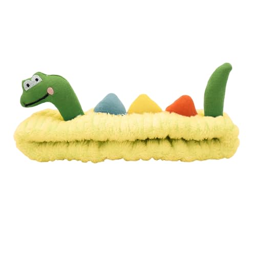 Lustiges Dinosaurier-Stirnband, niedliche Tierente, Ente, Dinosaurier-Schnecke, Stirnband, Haar zum Waschen von Gesicht, Dusche, Sport, Hautpflege (Stil 19) von YXBZKGDCNG