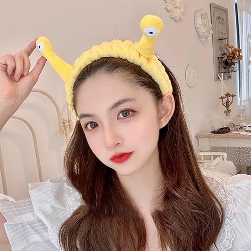 Lustiges Dinosaurier-Stirnband, niedliche Tierente, Ente, Dinosaurier-Schnecke, Stirnband, Haar zum Waschen von Gesicht, Dusche, Sport, Hautpflege (Stil 19) von YXBZKGDCNG