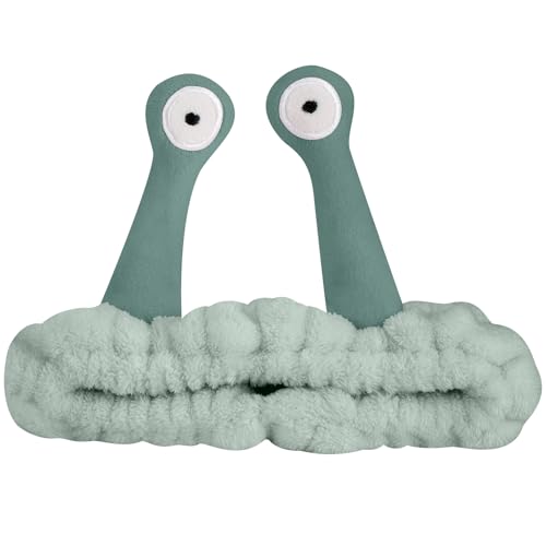 Niedliches rosa Schnecken-Stirnband, Waschgesicht für Damen, Make-up, Dusche, Spa von YXBZKGDCNG