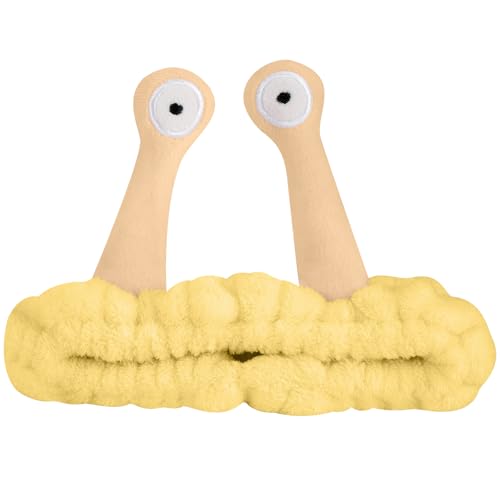 Niedliches rosa Schnecken-Stirnband, Waschgesicht für Damen, Make-up, Dusche, Spa von YXBZKGDCNG