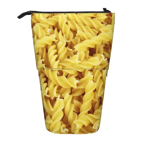 YXDVPALNE Spaghetti, Teleskop-Federmäppchen, Ständer-Federmäppchen mit Reißverschluss-Stiftetasche von YXDVPALNE