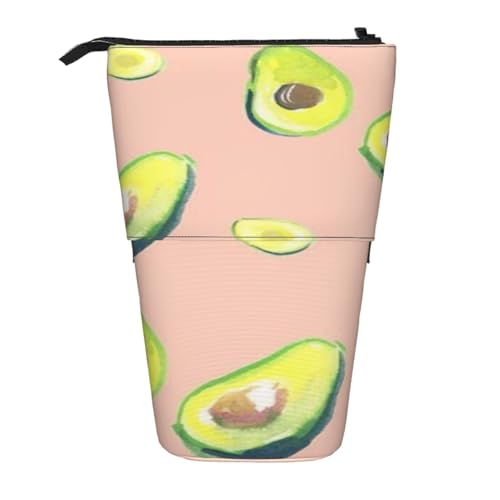 YXDVPALNE Viele Avocado-Bilder drucken, Teleskop-Federmäppchen, Ständer-Federmäppchen mit Reißverschluss-Stiftetasche YXDVPALNE Viele Avocado-Bilder drucken, Teleskop-Federmäppchen, Ständer-Federmäppchen mit Reißverschluss-Stiftetasche von YXDVPALNE