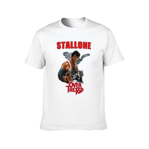 Over The Top 80s Film Poster Stallone Rocky Rambo Retro 1243 Mens Tshirt Black Round Neck Short Sleeves Size L Over The Top 80s Film Poster Stallone Rocky Rambo Retro 1243 Mens Tshirt Black Round Neck Short Sleeves Size L von YXIAOJ