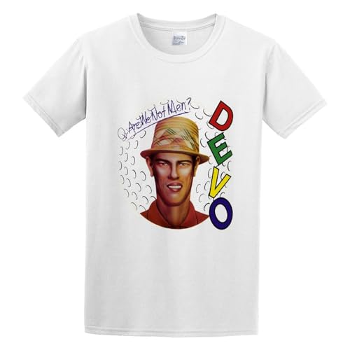 YXIAOJ Devo Q: Are We Not Men? Mens Tshirt Black Round Neck Short Sleeves Size L YXIAOJ Devo Q: Are We Not Men? Mens Tshirt Black Round Neck Short Sleeves Size L von YXIAOJ
