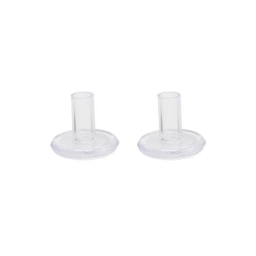 YXINAER Absatzschoner High Heels 2 Stück rutschfeste, tragbare Fersenabdeckung, runde Damen-High-Heels-Schutzhülle, TPU/PVC-Material, weiche Dämpfung, Schalldämpfer, Fersenschutz(Transparent-XS) von YXINAER