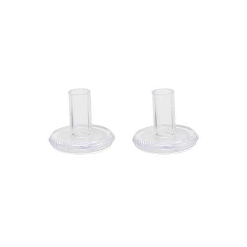YXINAER Absatzschoner High Heels 2Pcs Frauen High Heel Protektoren TPU/PVC Material Dämpfung Schalldämpfer Nicht-slip Ferse Stecker Abdeckung Reparatur Kappe abnehmbare Schuh Zubehör(L-Transparent) von YXINAER
