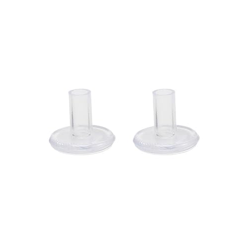 YXINAER Absatzschoner High Heels 2Pcs Frauen High Heel Protektoren TPU/PVC Material Dämpfung Schalldämpfer Nicht-slip Ferse Stecker Abdeckung Reparatur Kappe abnehmbare Schuh Zubehör(XS-Transparent) von YXINAER
