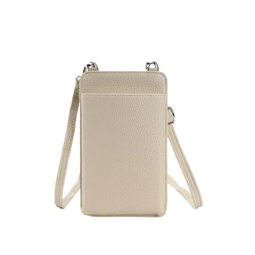 YXINAER Damen Messenger Bags Kleine Schultertasche for Handy Crossbody Geld Geldbörse Carder Halter Handy Umhängetasche(Apricot) von YXINAER