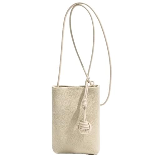 YXINAER Damen Umhängetasche aus echtem Leder, kleine Handytasche, leichte Schultertasche, Reisegeldbörse for Handy Umhängetasche(Color2) von YXINAER