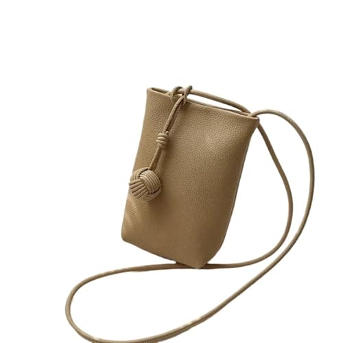 YXINAER Geldbörsen und Handtaschen aus PU-Leder for Damen, Umhängetaschen mit großer Kapazität, kleine Schultertaschen, Telefon-Geldbörse Klappe Handy Umhängetasche(GRAY) von YXINAER