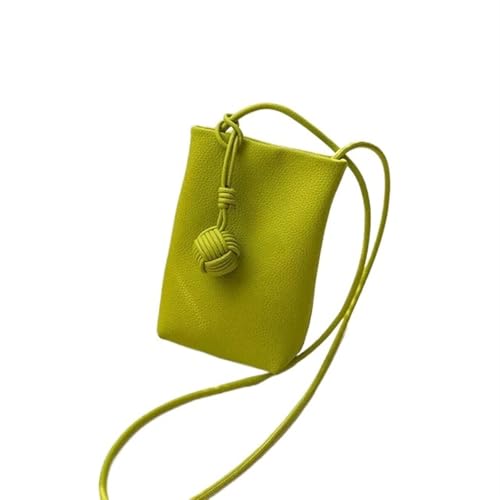 YXINAER Geldbörsen und Handtaschen aus PU-Leder for Damen, Umhängetaschen mit großer Kapazität, kleine Schultertaschen, Telefon-Geldbörse Klappe Handy Umhängetasche(Green) von YXINAER