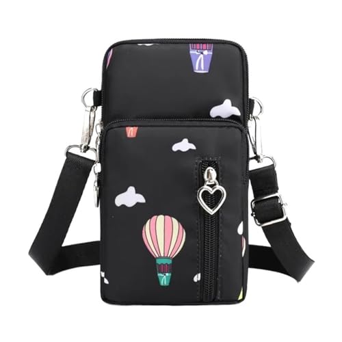 YXINAER Handytasche Damen Umhängetasche Hängender Hals Münzgeldbörse Vertikale Handtasche All-Match Mini Kleine Handy Umhängetasche(Color 13) von YXINAER