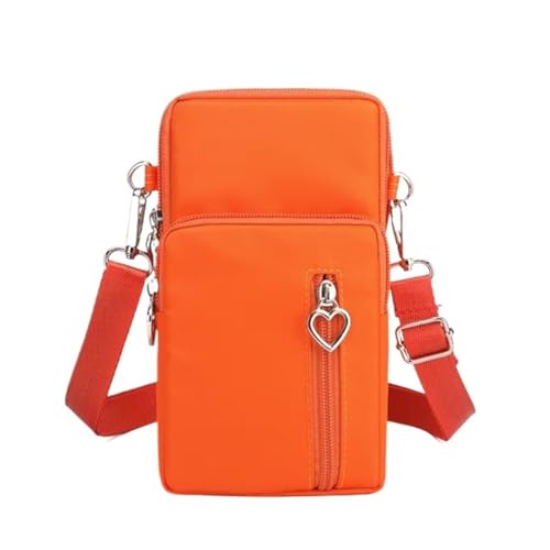 YXINAER Handytasche Damen Umhängetasche Hängender Hals Münzgeldbörse Vertikale Handtasche All-Match Mini Kleine Handy Umhängetasche(Color 4) von YXINAER