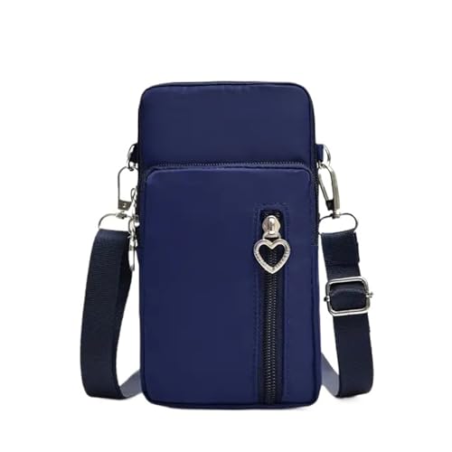 YXINAER Handytasche Damen Umhängetasche Hängender Hals Münzgeldbörse Vertikale Handtasche All-Match Mini Kleine Handy Umhängetasche(Color 7) von YXINAER