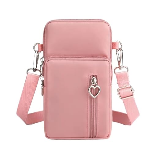 YXINAER Handytasche Damen Umhängetasche Hängender Hals Münzgeldbörse Vertikale Handtasche All-Match Mini Kleine Handy Umhängetasche(Color 8) von YXINAER