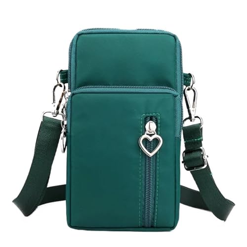 YXINAER Handytasche Damen Umhängetasche Hängender Hals Münzgeldbörse Vertikale Handtasche All-Match Mini Kleine Handy Umhängetasche(Color 9) von YXINAER