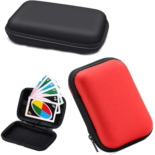 YXL 2 x Spielkarten-Etui, Spielkarten-Box, UNO-Tragetasche, weiche Stoff-Spielkarten-Box, tragbare Tarot-Organizer, Aufbewahrungsbox, UNO-Kartenspiel-Etui für Outdoor-Gaming/Camping YXL 2 x Spielkarten-Etui, Spielkarten-Box, UNO-Tragetasche, weiche Stoff-Spielkarten-Box, tragbare Tarot-Organizer, Aufbewahrungsbox, UNO-Kartenspiel-Etui für Outdoor-Gaming/Camping von YXL