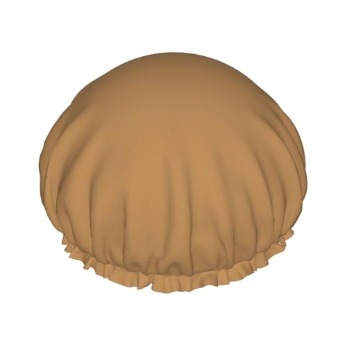 Braune wasserdichte Duschhaube für Frauen - Elastische und wiederverwendbare Haarkappe, perfekt zum Baden, Gesichtspflege, Schwarz Braune wasserdichte Duschhaube für Frauen - Elastische und wiederverwendbare Haarkappe, perfekt zum Baden, Gesichtspflege, Schwarz von YXLymxDAMAI