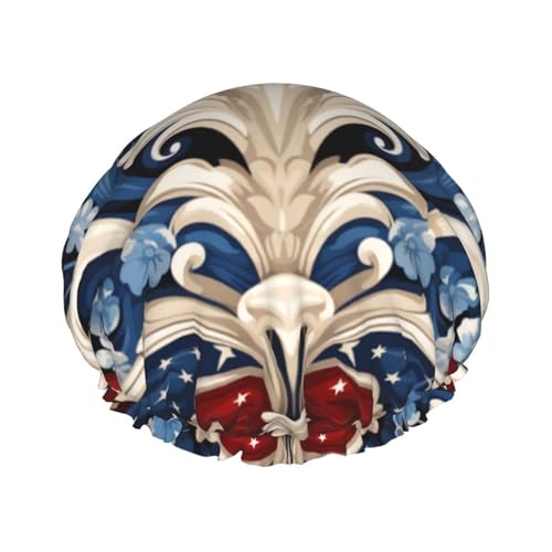 Wasserdichte Duschhaube für Frauen im amerikanischen Stil – elastische und wiederverwendbare Haarkappe, perfekt zum Baden, Gesichtspflege, schwarz Wasserdichte Duschhaube für Frauen im amerikanischen Stil – elastische und wiederverwendbare Haarkappe, perfekt zum Baden, Gesichtspflege, schwarz von YXLymxDAMAI
