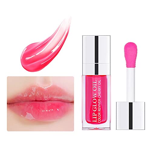 Jelly Moisturizing Lip Oil Lip Gloss Hydrating Moisturizing Plumping Sexy Glow Lip Tinted Lip Clear Coat Oil Non-sticky von YXRRVING