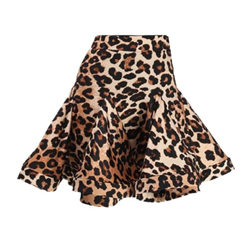 Damen Latein-Tanzröcke Ballsaal Latein Salsa Tango Tanzrock Kleid Skate Wrap Wettkampf Tanzbekleidung Tanzübungskleidung von YXYjLb