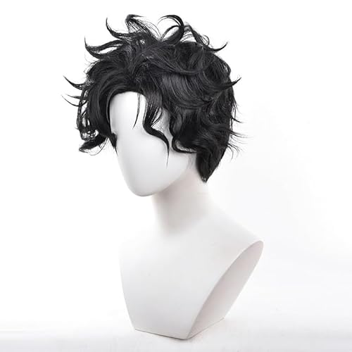 Perücke (Dandadan: Takakura Ken) Cosplay Perücke Halloween Perücken Fasching Damen-/Herrenperücke Karneval Wig aus YXZCOS von YXZCOS