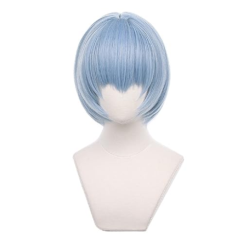 YXZCOS Perücke 【EVA: Rei Ayanami】 Cosplay Perücke Halloween Perücken Fasching Damen-/Herrenperücke Karneval Wig von YXZCOS