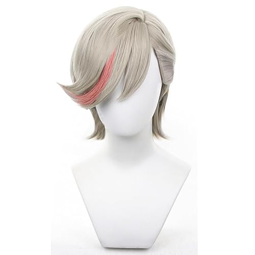 YXZCOS Perücke 【Genshin Impact: Lyney】 Cosplay Perücke Halloween Perücken Fasching Damen-/Herrenperücke Karneval Wig von YXZCOS