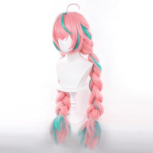 YXZCOS Perücke 【Genshin Impact: Varesa】 Cosplay Perücke Halloween Perücken Fasching Damen-/Herrenperücke Karneval Wig von YXZCOS